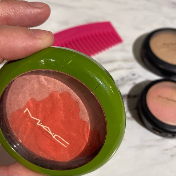 MAC Marine Life high light powder Mac Blush & skin finish Estee Lauder comb - Picture 15 of 15